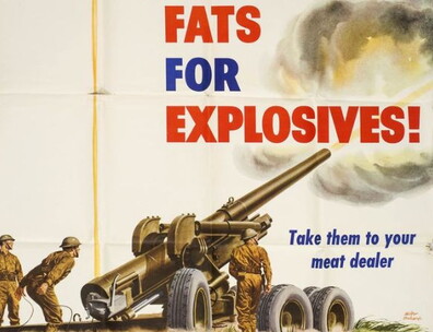 Save Waste Fats for Explosives poster