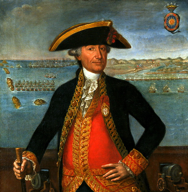 Late eighteenth-century portrait of José Solano y Bote (1726-1806), artist and date unknown. (Museum Naval de Madrid)