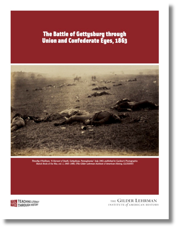 Cover Image of Lesson Plan featuring an image of dead soldiers