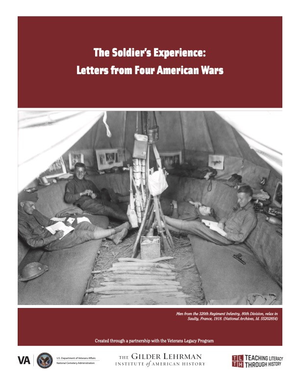 Cover of Soldier's Experience Lesson Plan